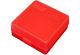 AMMO BOX 100 ROUND FLIP-TOP FOR 22 MAG TO 17 HMR CLEAR RED