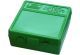 AMMO BOX 100 ROUND FLIP-TOP 38 TO 357 GREEN