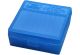 AMMO BOX 100 ROUND FLIP-TOP 38 TO 357 CLEAR BLUE