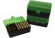 AMMO BOX 50 ROUND FLIP-TOP 223 204 RUGER 6X47 GREEN/BLACK