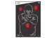 Allen EZ-Aim Non-Adhesive Splash Bad Guy Target