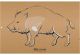 ALLEN EZ AIM WILD BOAR CORRUGATED SILHOUETTE TARGET 23