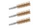 BORE TECH BRONZE PISTOL BRUSH .44 / .45 CAL (3PK)