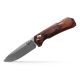 Benchmade 15062 Grizzly Creek Knife, Stabilized Wood, Orange Accents