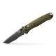 Benchmade 537SGY-1 Bailout Knife, Woodland Green Aluminum