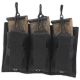 Bulldog Cases & Vaults BDT Tri-Double Molle Mag Pouch - Black