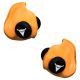 Decibullz Custom Molded Earplugs, 31dB NRR - Orange