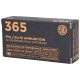 Sig Sauer Elite Ball 365 Ammunition: 9mm, 115 gr, FMJ, 1050 fps, Model E9MMB1-365