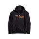 SITKA Gear Icon Pullover Hoody, Black/Orange