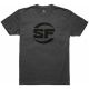 SureFire Button Logo T-Shirt, Dark Grey