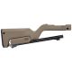 TacSol X-RING TAKEDOWN Barrel & Stock Combo - Matte Black Takedown Barrel w/ FDE Magpul Backpacker Stock