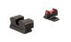 Trijicon Fiber Sights - Sig Sauer 9mm / .357 SIG, Front: Red / Green Fiber, Rear: Black, Non-Illuminated