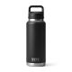 YETI Rambler Bottle with Chug Cap, 1 L: Black