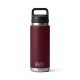 YETI Rambler Bottle with Chug Cap, 769 mL: Wild Vine Red