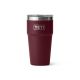 YETI Rambler Stackable Cup with Magslider Lid, 591 mL: Wild Vine Red