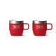 YETI Rambler Stackable Mugs, 177 mL: Rescue Red