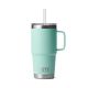 YETI Rambler Straw Mug with Straw Lid, 739 mL: Seafoam