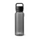 YETI Yonder Water Bottle with Yonder Chug Cap, 1 L: Charcoal