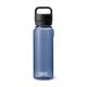 YETI Yonder Water Bottle with Yonder Chug Cap, 1 L: Navy