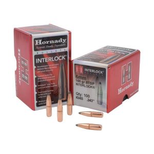 Hornady Bullet 6mm .243 100 Gr BTSP InterLock