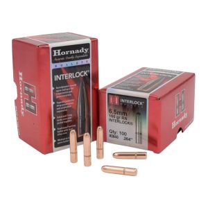 Hornady Bullet 6.5mm .264 160 Gr RN InterLock