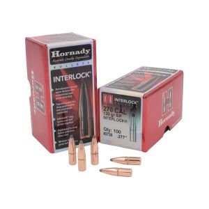 Hornady Bullet 270 Cal .277 130 Gr SP InterLock