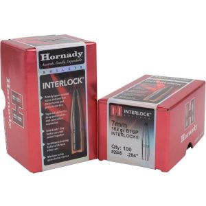 Hornady Bullet 7mm .284 162 Gr BTSP InterLock