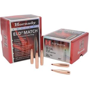 Hornady Bullet 30 Cal .308 225 Gr ELD Match (1-10