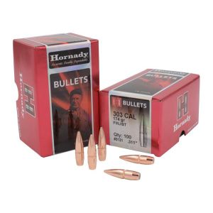 Hornady Bullet 303 Cal .3105 174 Gr FMJ-BT