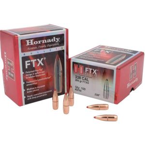 Hornady Bullet 338 Cal .338 200 Gr FTX (338 Marlin Exp)