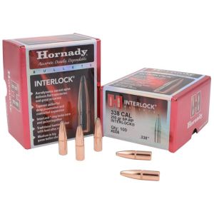 Hornady Bullet 338 Cal .338 250 Gr SP-RP InterLock