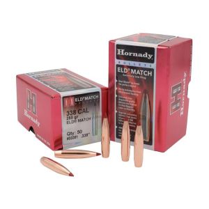 Hornady Bullet 338 Cal .338 285 Gr ELD Match (1-10