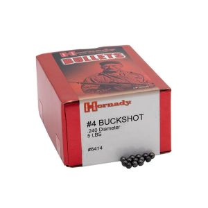 Hornady #4 Buckshot .240 Diameter (5 lbs)