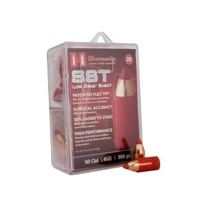 Hornady 50 Cal Low Drag Sabot with 45 Cal .452 300 Gr SST