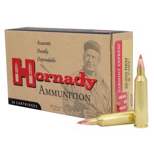 Hornady Ammo 22-250 Rem 50 Gr V-MAX