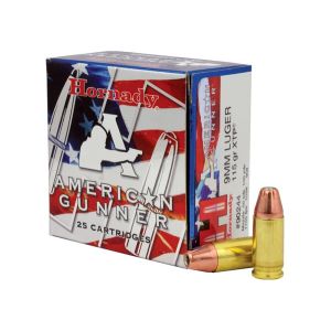 Hornady Ammo 9mm Luger 115 Gr XTP AG