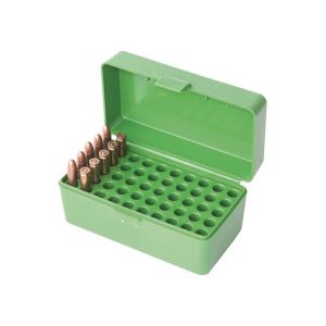 AMMO BOX 50 ROUND FLIP-TOP 22 HORNET GREEN