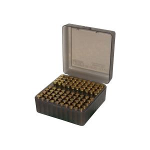 AMMOBOX 100RND FLIPTOP 223 204RUGER 6X47 CLEARSMOKE