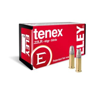 ELEY tenex EPS 22 LR Ammunition 40 Gr Flat-Nose