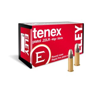 ELEY tenex Pistol 22 Lr Ammunition 40 Gr