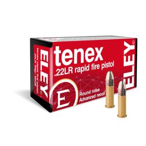 ELEY tenex rapid fire pistol 22 LR Ammunitions 40 Gr