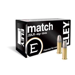 ELEY match EPS 22 LR Ammunition 40 Gr Flat-Nose