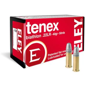 ELEY tenex biathlon 22 LR Ammunition 40 Gr Flat-Nose