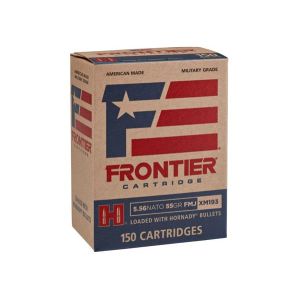 Frontier Ammo 5.56 NATO 55 Gr FMJ (XM193) (150)