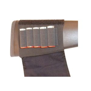 GROVTEC BUTTSTOCK CARTRIDGE SHELL HOLDER- SHOTGUN W/FLAP