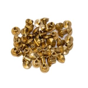 GROVTEC BULK 24 PACK - BRASS CHICAGO SCREWS