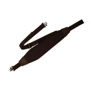 GROVTEC PADDED NYLON RIFLE SLING 48X1 BLACK W/SWIVELS