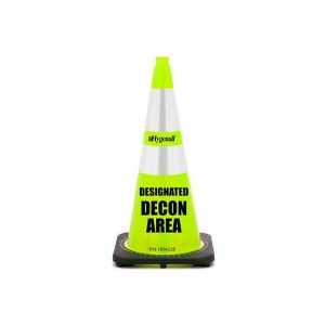 Hygenall Firefighter DESIGNATED DECON AREA (DDA) Cone