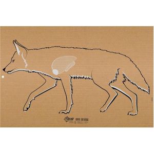 ALLEN EZ AIM COYOTE CORRUGATED SILHOUETTE TARGET 23