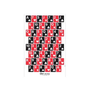 ALLEN EZ AIM DECK OF CARDS CORRUGATED TARGET 23